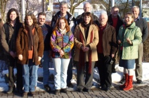 Gruppenfoto vom ersten Treffen des Permakultur Netzwerk Bayern 2010 in Landau an der Isar
